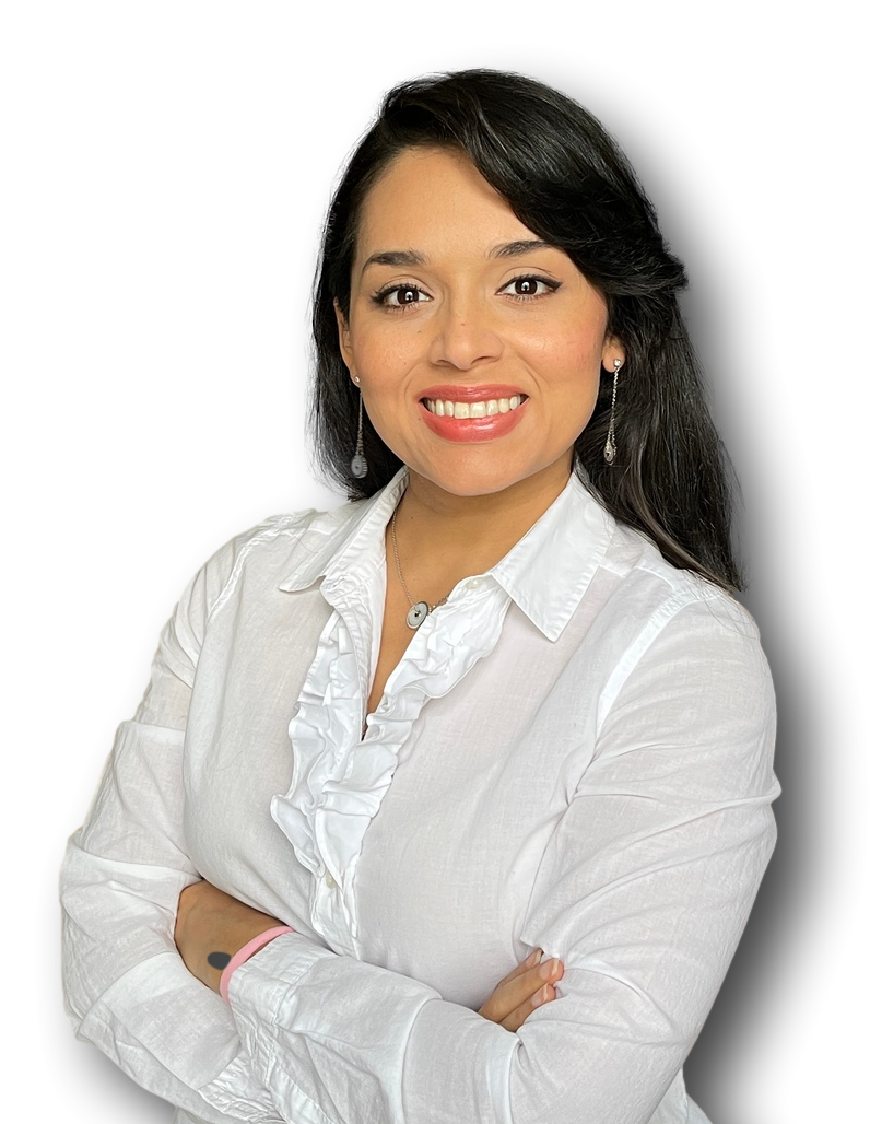 Kristel Camisa blanca PNG con sombra